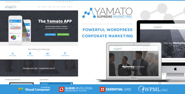 YAMATO - Corporate Marketing Wordpress Theme Logo